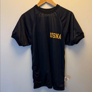 Vintage USNA (US Naval Academy) reversible mesh t shirt